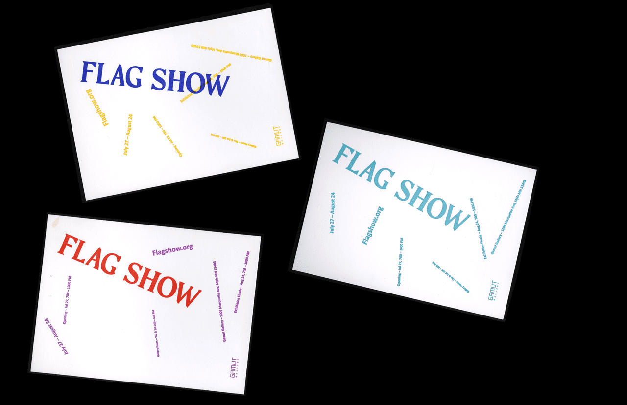 Flag Show Exhibition Materials